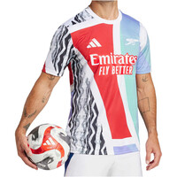 adidas camiseta de fútbol oficiales Arsenal 24/25 vista detalle