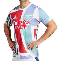 adidas camiseta de fútbol oficiales Arsenal 24/25 vista frontal