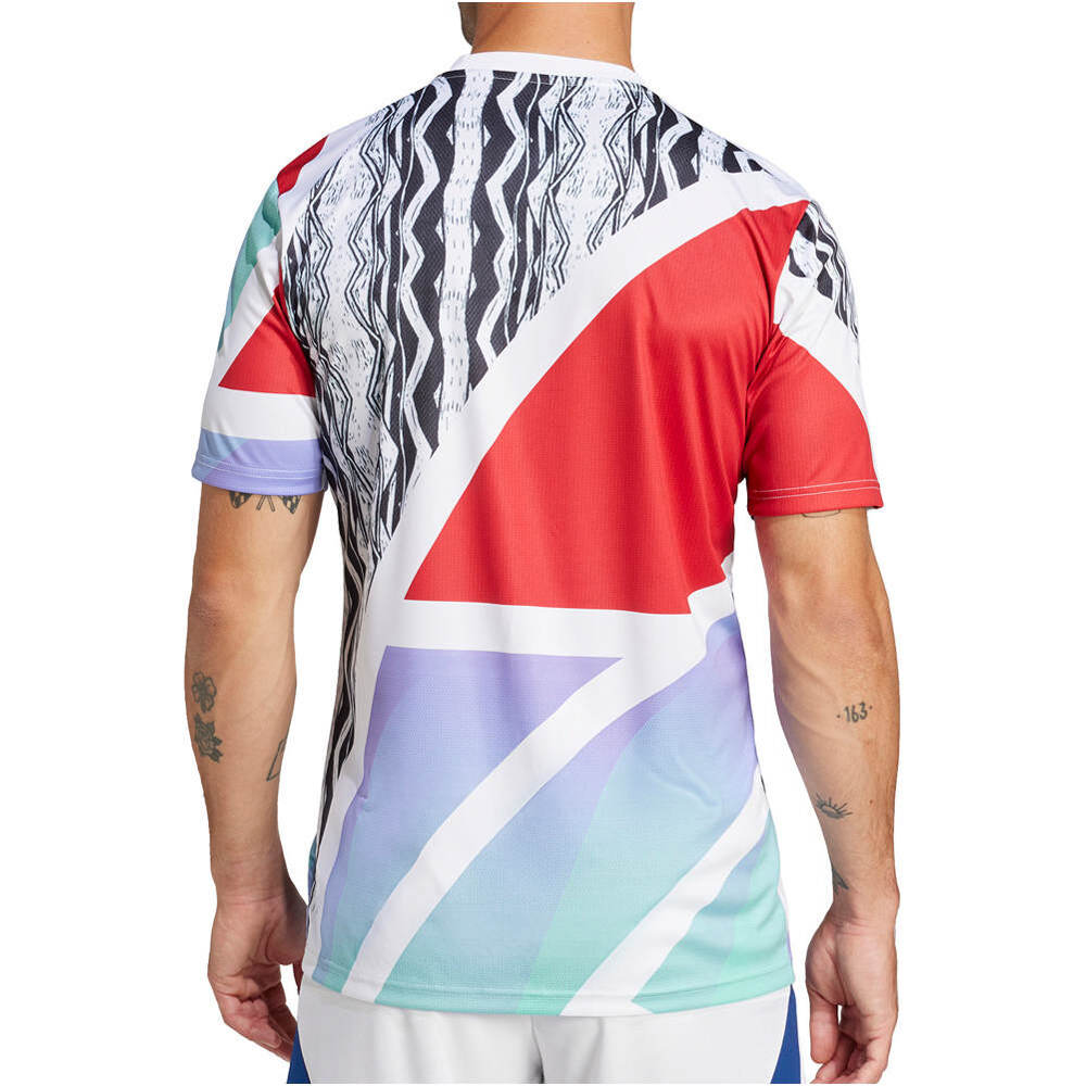 adidas camiseta de fútbol oficiales Arsenal 24/25 vista trasera