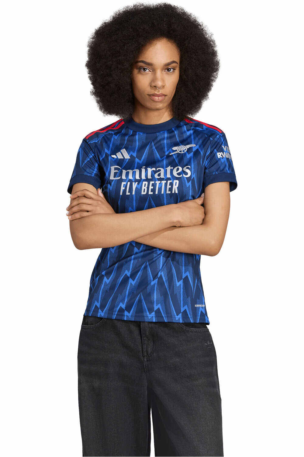 adidas camiseta de fútbol oficiales ARSENAL 26 A JSY W vista frontal