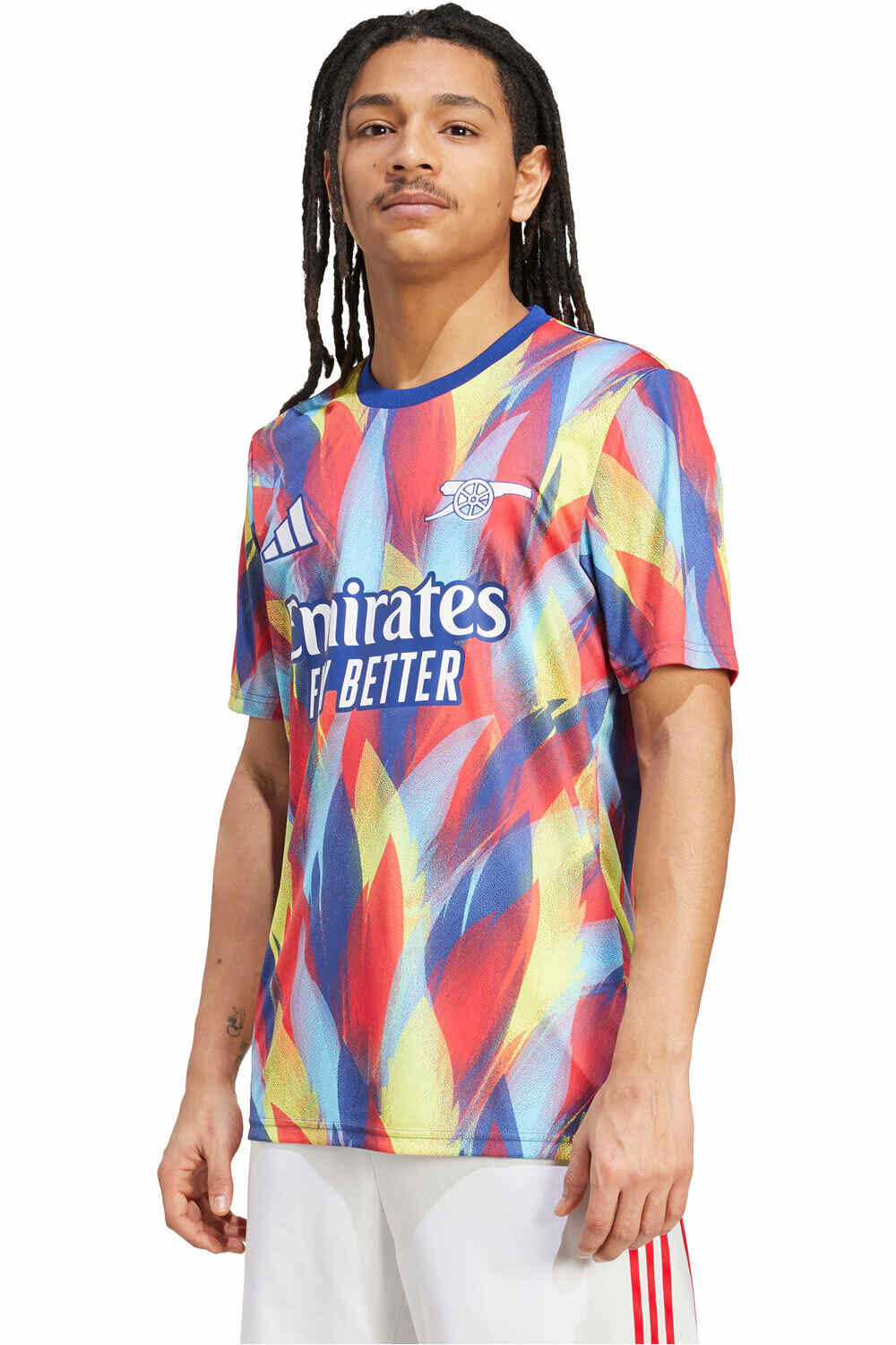 adidas camiseta de fútbol oficiales ARSENAL 26 PRESHI vista frontal