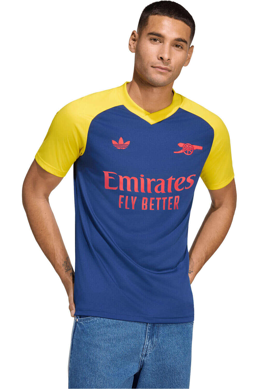 adidas camiseta de fútbol oficiales ARSENAL 27 A PRESHI vista frontal