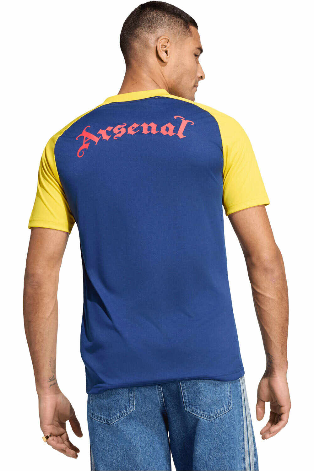 adidas camiseta de fútbol oficiales ARSENAL 27 A PRESHI vista trasera