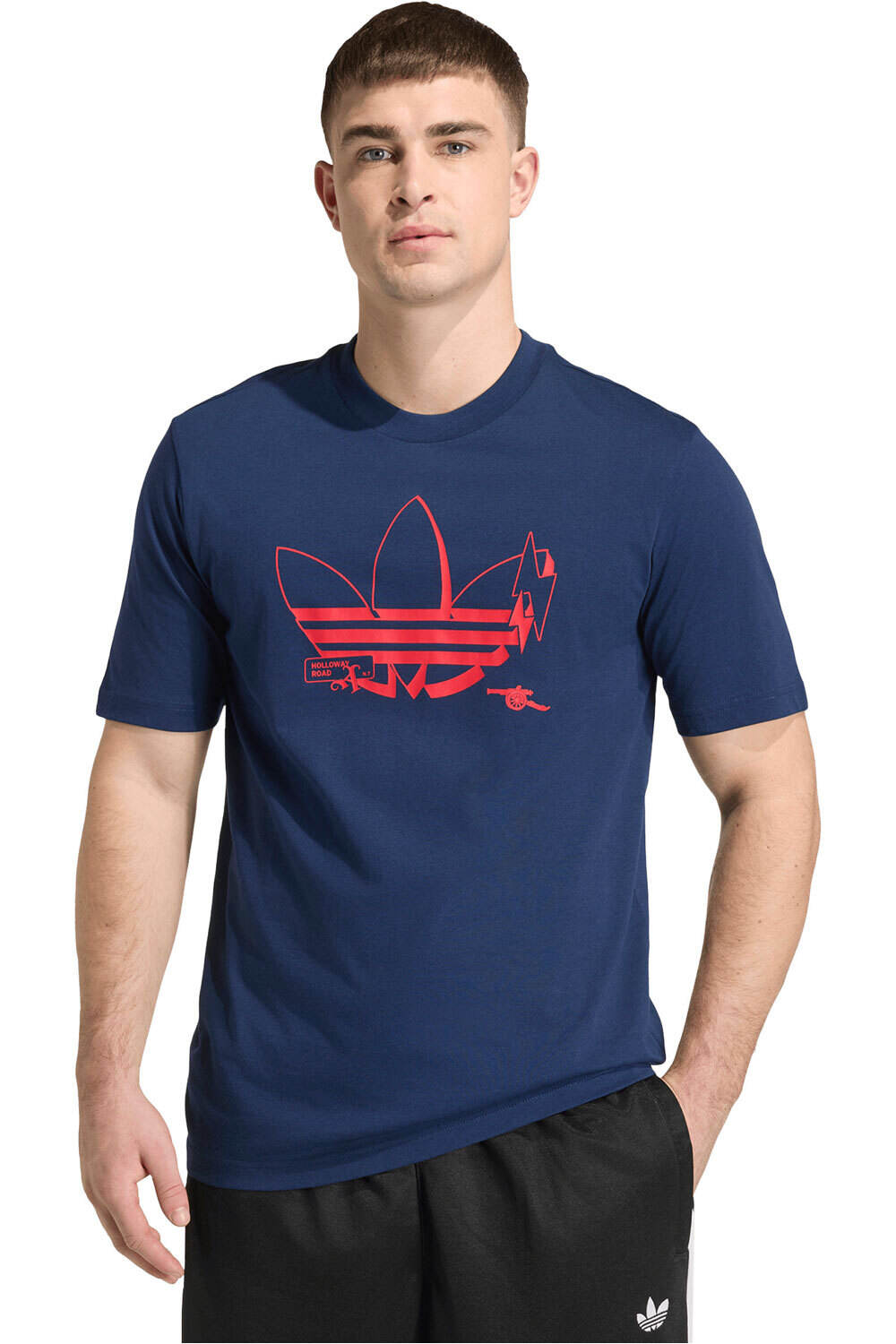 adidas camiseta de fútbol oficiales ARSENAL FC SEASONAL GRAPHIC vista frontal