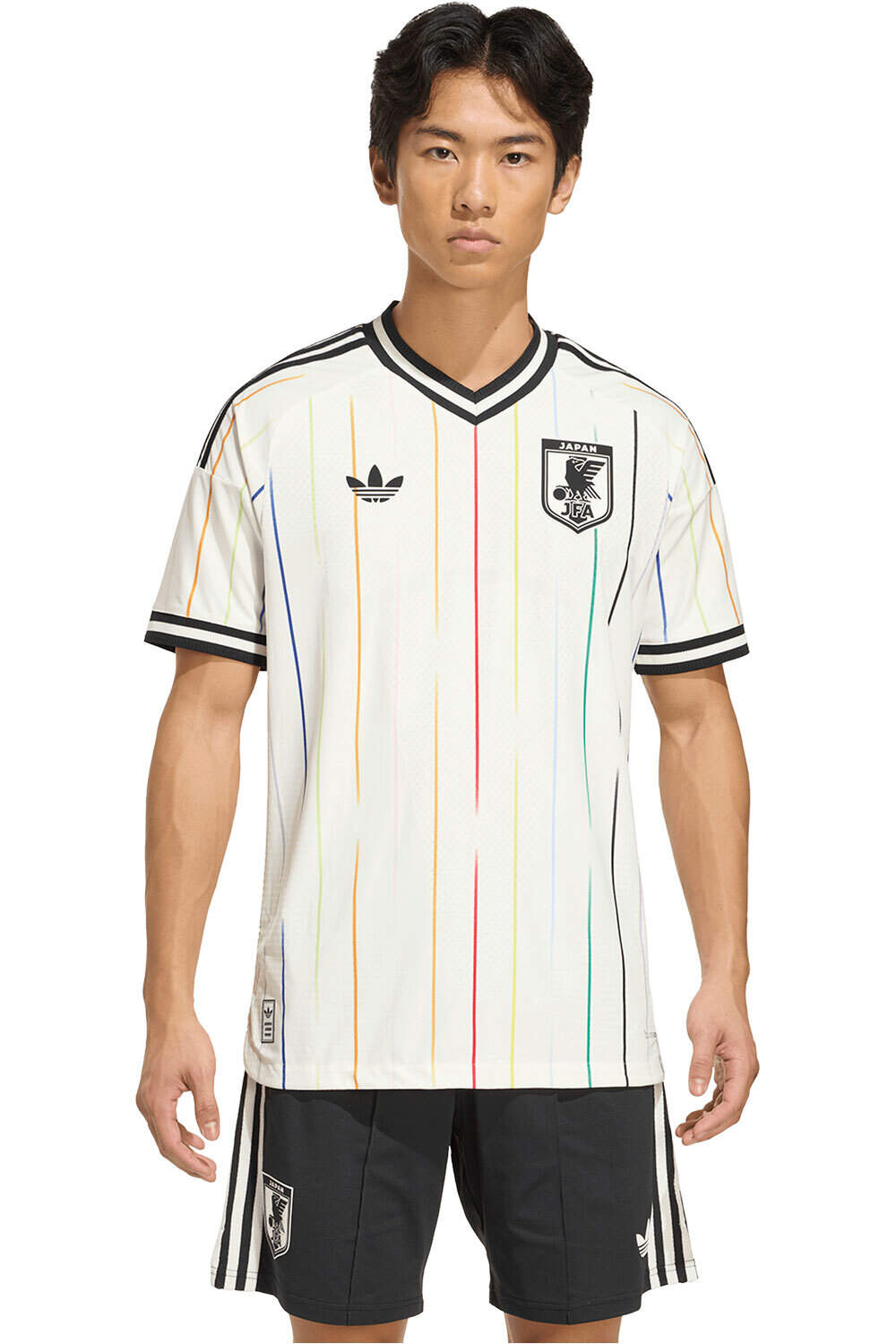 adidas camiseta de fútbol oficiales AUTHENTIC SEGUNDA EQUIPACION JAPON 26 vista frontal