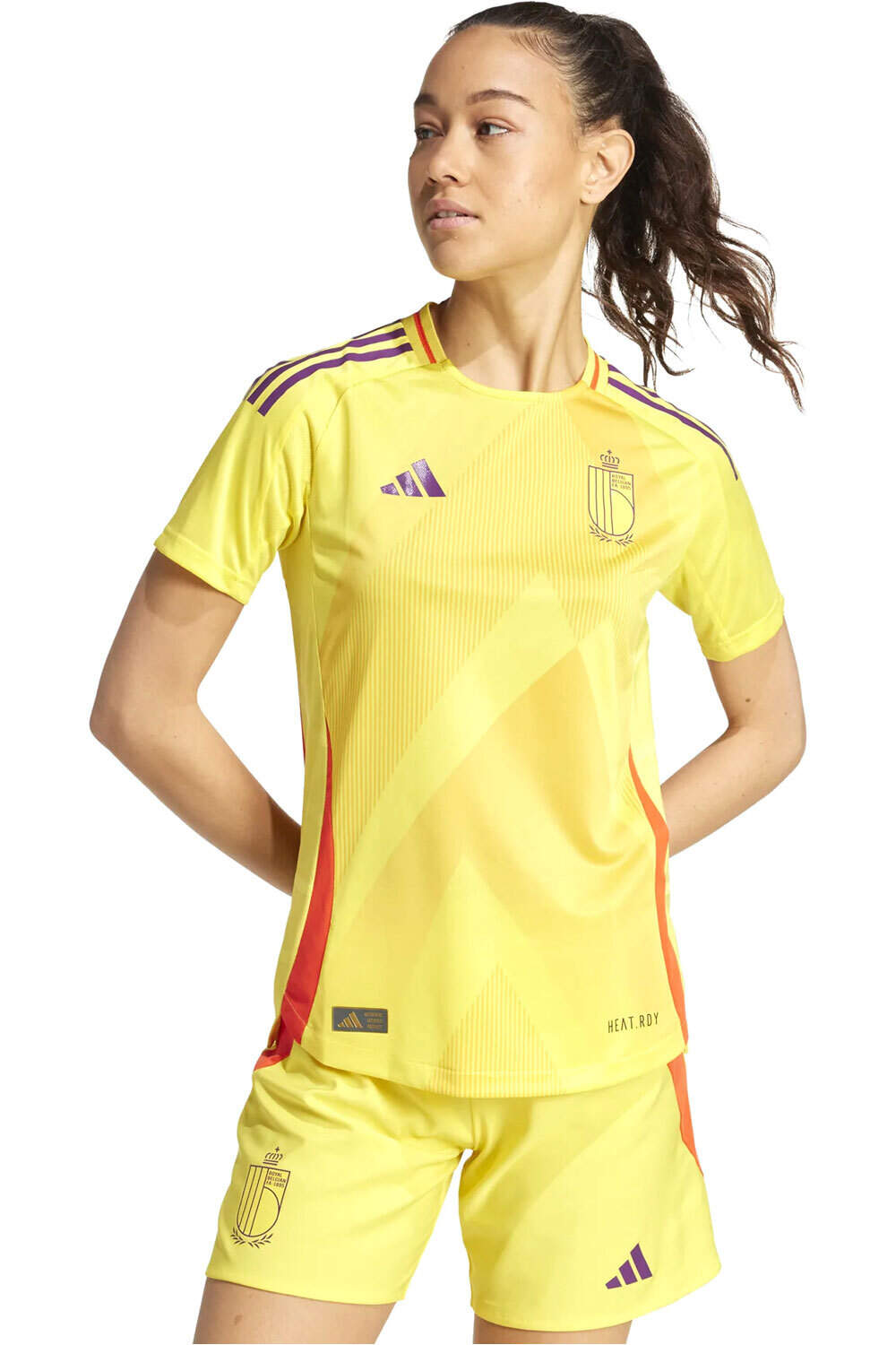 adidas camiseta de fútbol oficiales BELGICA 25 A JSY AU W vista frontal