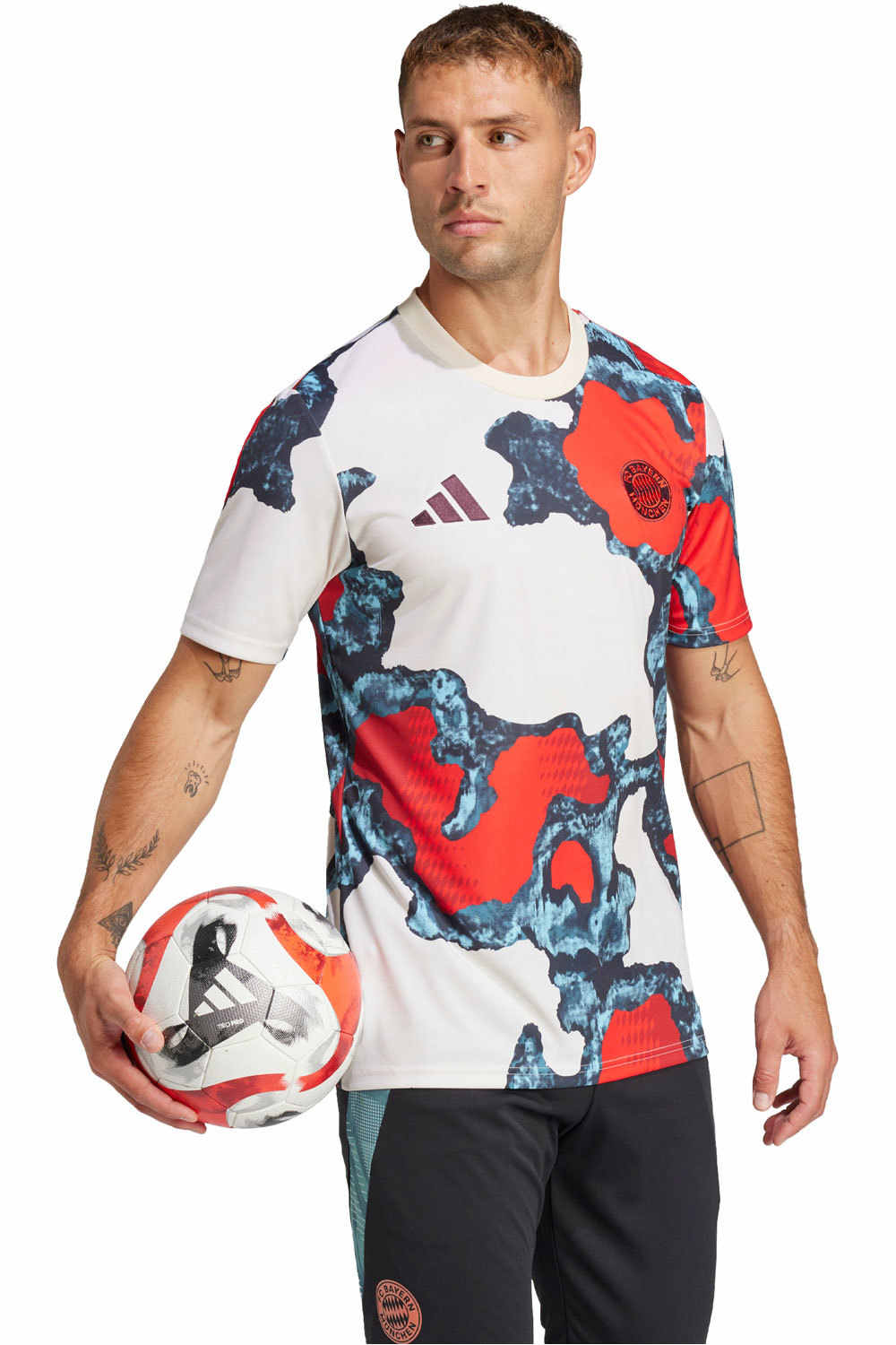 adidas camiseta de fútbol oficiales B.MUNICH 25 PRESHI vista detalle