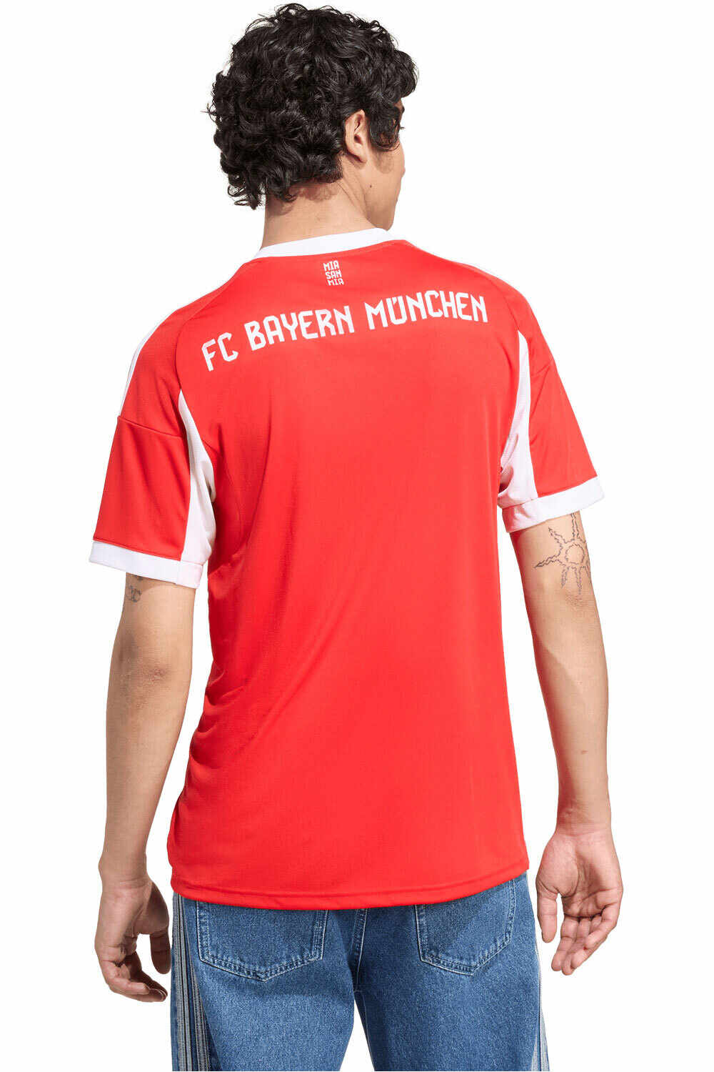 adidas camiseta de fútbol oficiales B.MUNICH 26 H JSY F vista trasera
