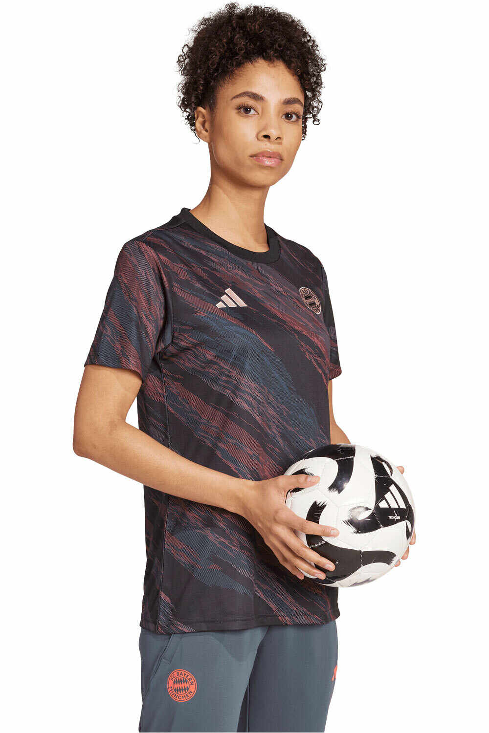 adidas camiseta de fútbol oficiales B.MUNICH 26 PRESHI W vista detalle