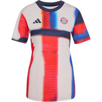 adidas camiseta de fútbol oficiales B.MUNICH 26 PRESHI W vista frontal