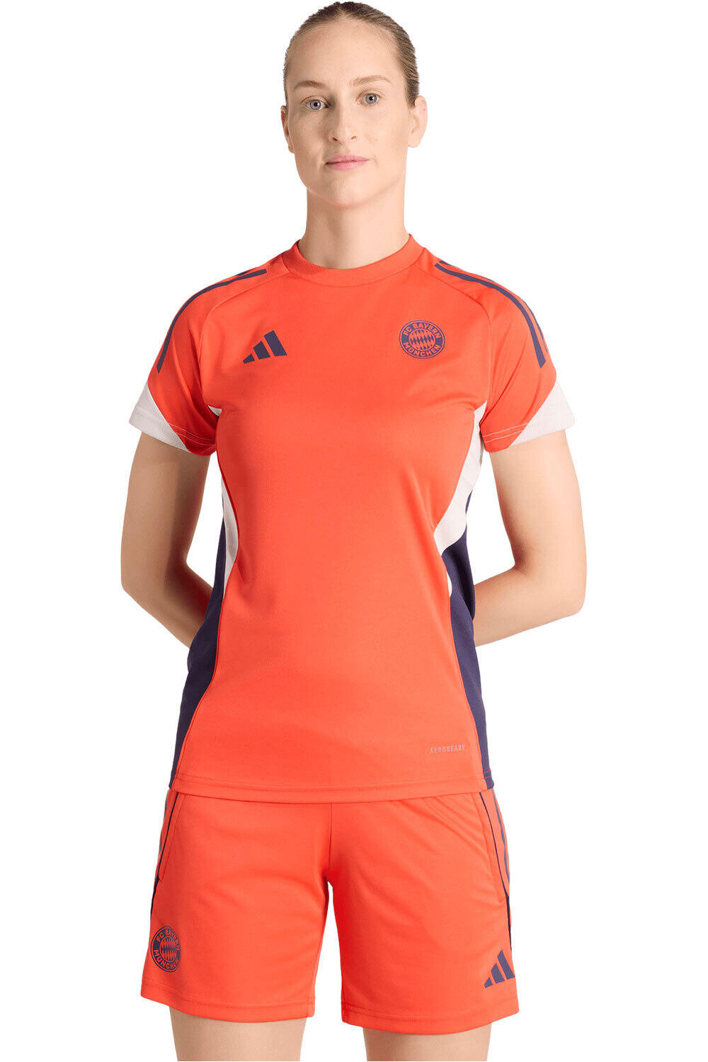 adidas camiseta de fútbol oficiales B.MUNICH 26 TR JSY W vista frontal