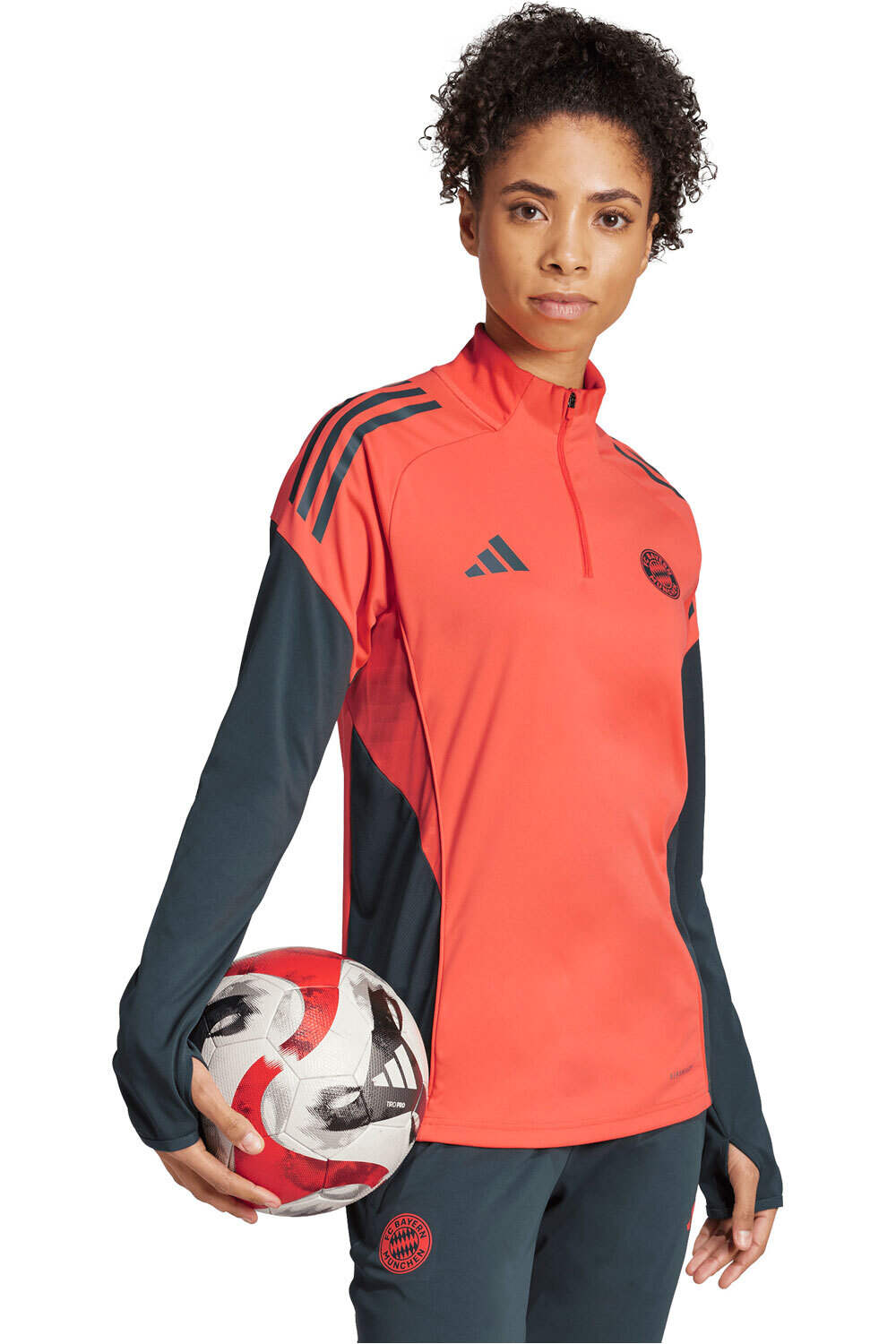 adidas camiseta de fútbol oficiales B.MUNICH 26 TR TOP W vista detalle