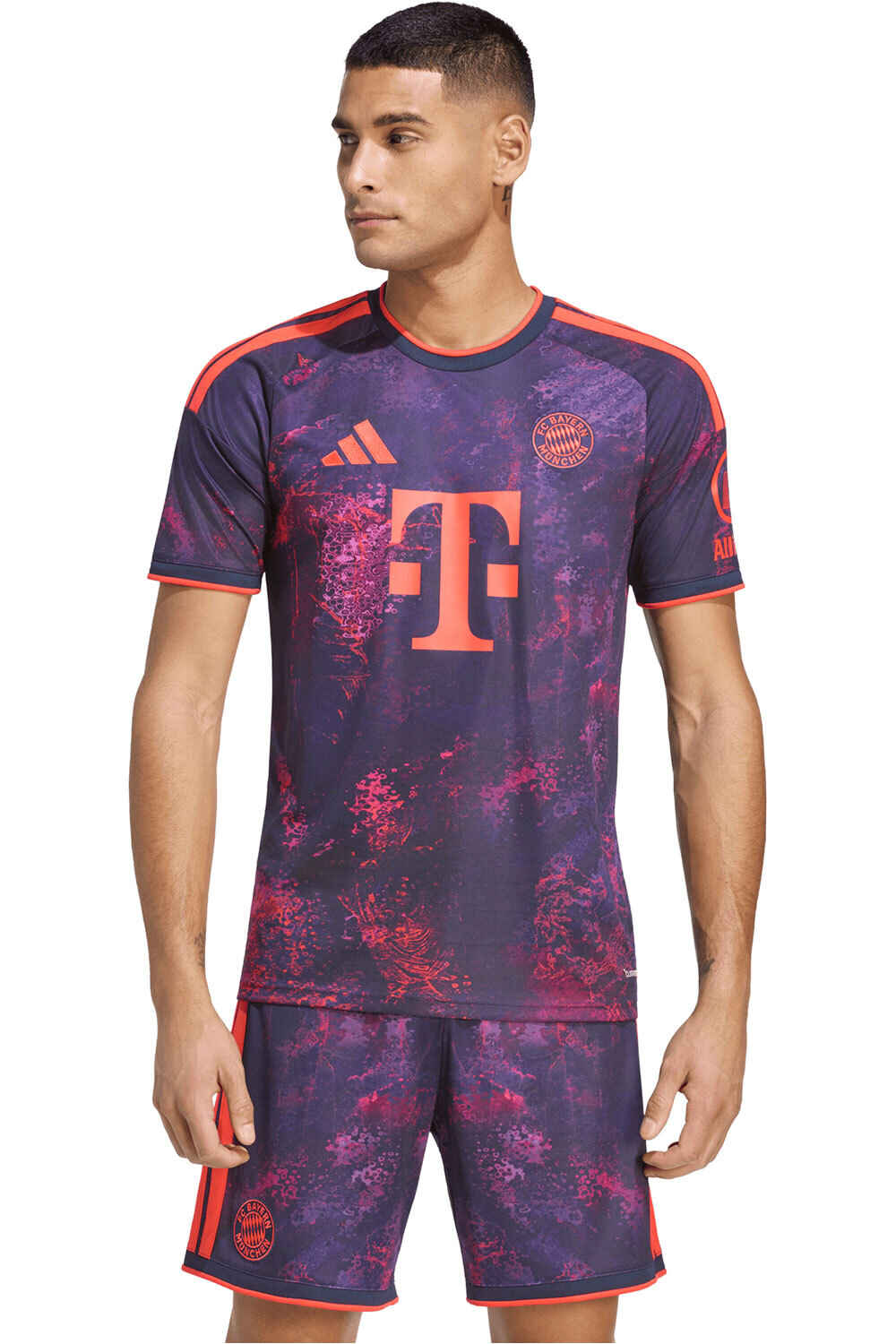 adidas camiseta de fútbol oficiales B.MUNICH 27 3 JSY vista frontal