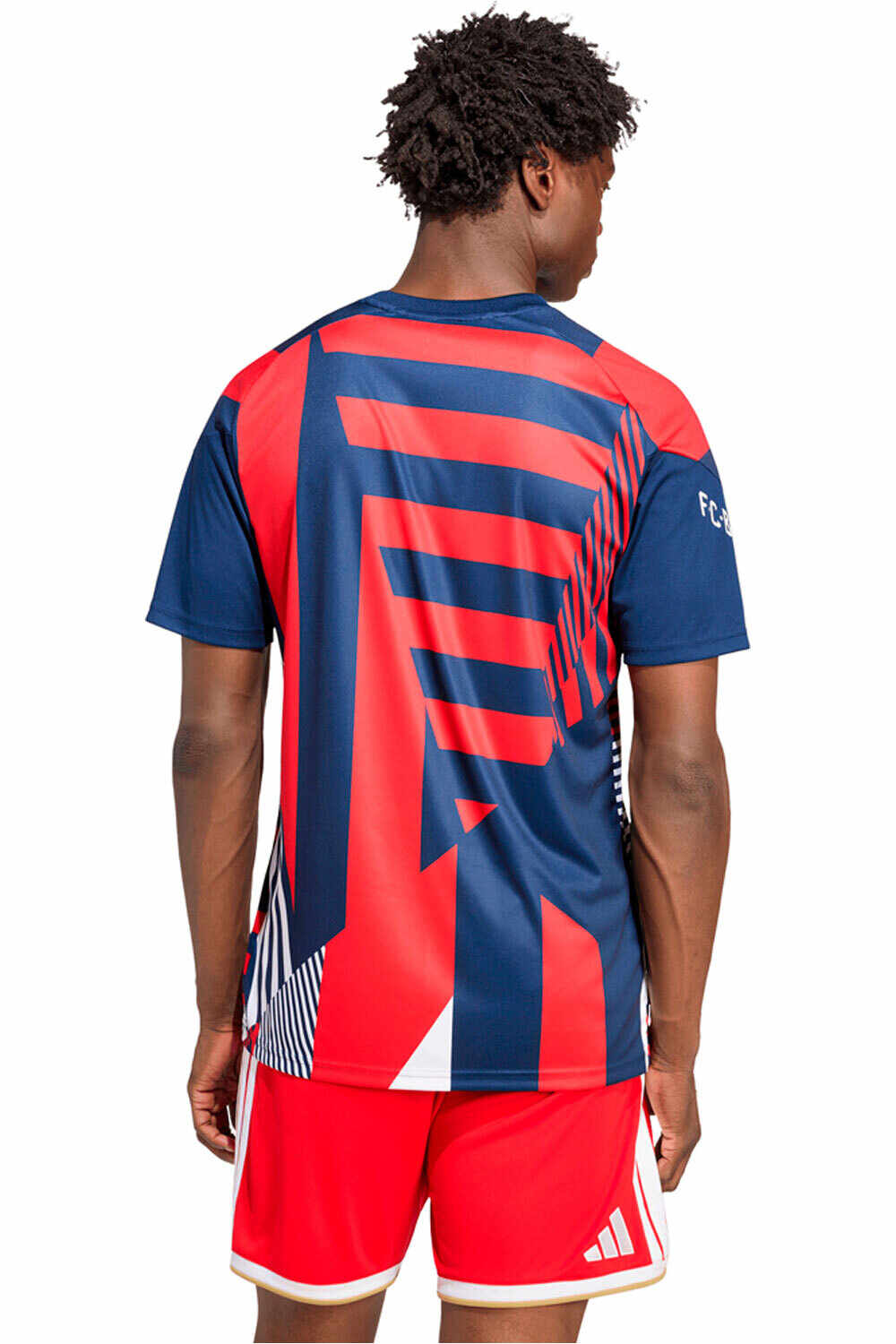 adidas camiseta de fútbol oficiales B.MUNICH 27 PRESHI vista trasera