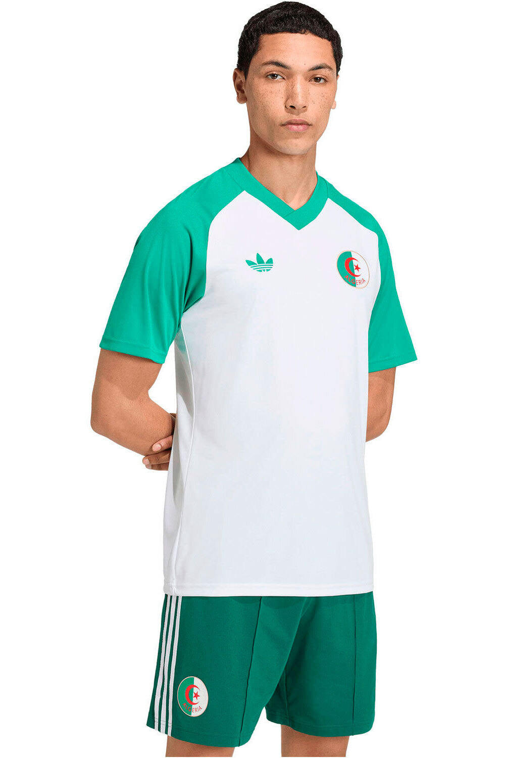 adidas camiseta de fútbol oficiales CALENTAMIENTO ARGELIA 26 1 EQUIPACIN vista frontal