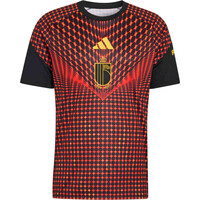 adidas camiseta de fútbol oficiales CALENTAMIENTO BELGICA 26 1 EQUIPACION vista frontal