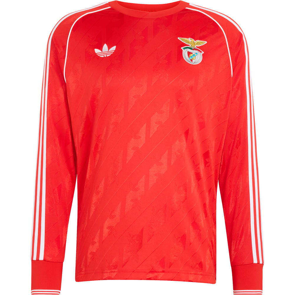 adidas camiseta de fútbol oficiales Camiseta ML SL Benfica Originals vista frontal