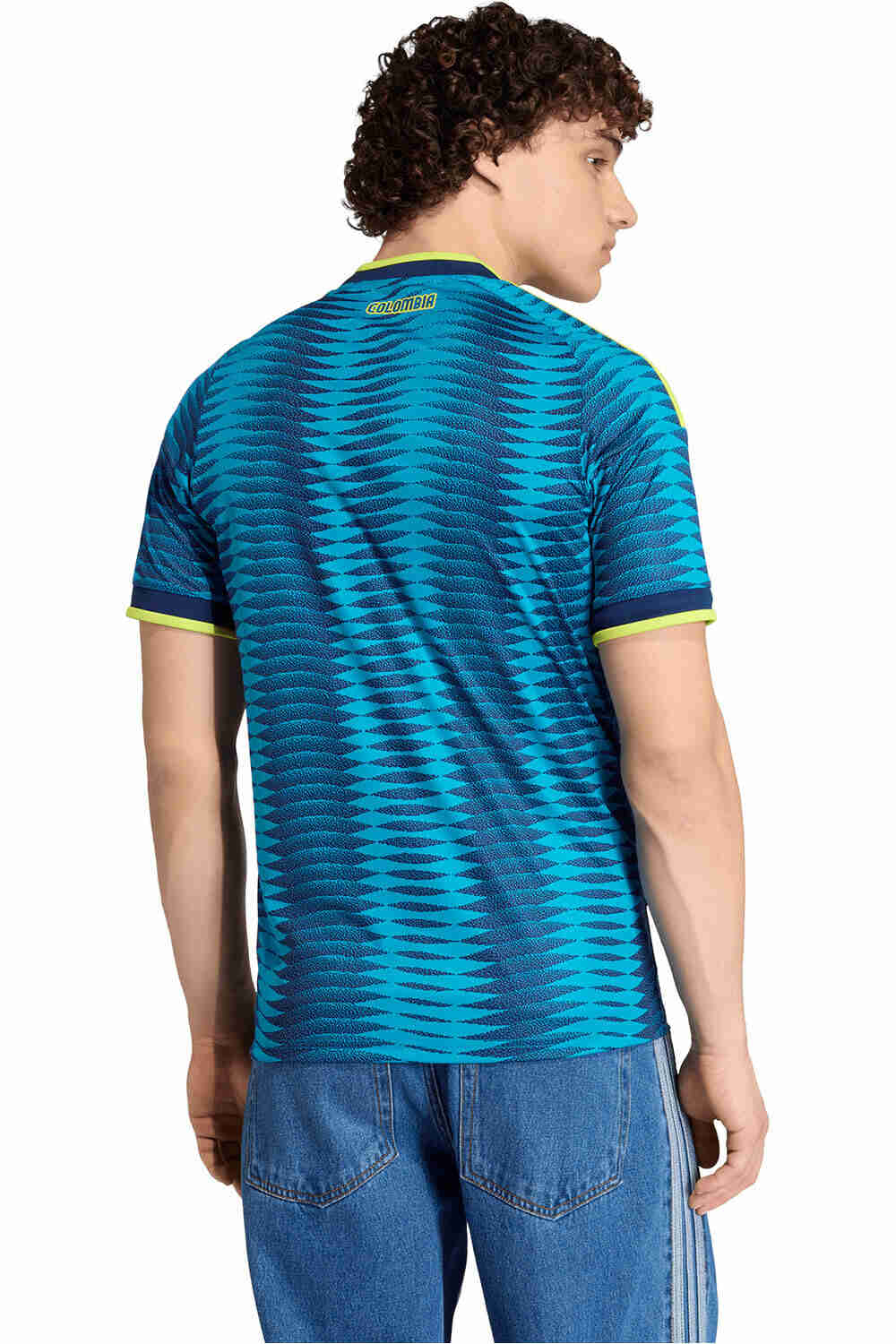 adidas camiseta de fútbol oficiales COLOMBIA 26 A JSY vista trasera