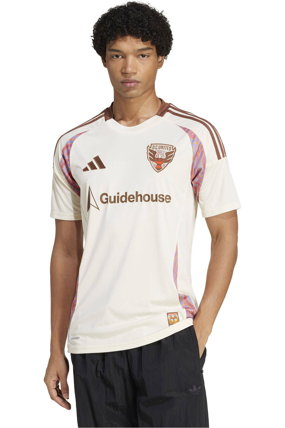 adidas camiseta de fútbol oficiales DCU A JSY vista frontal