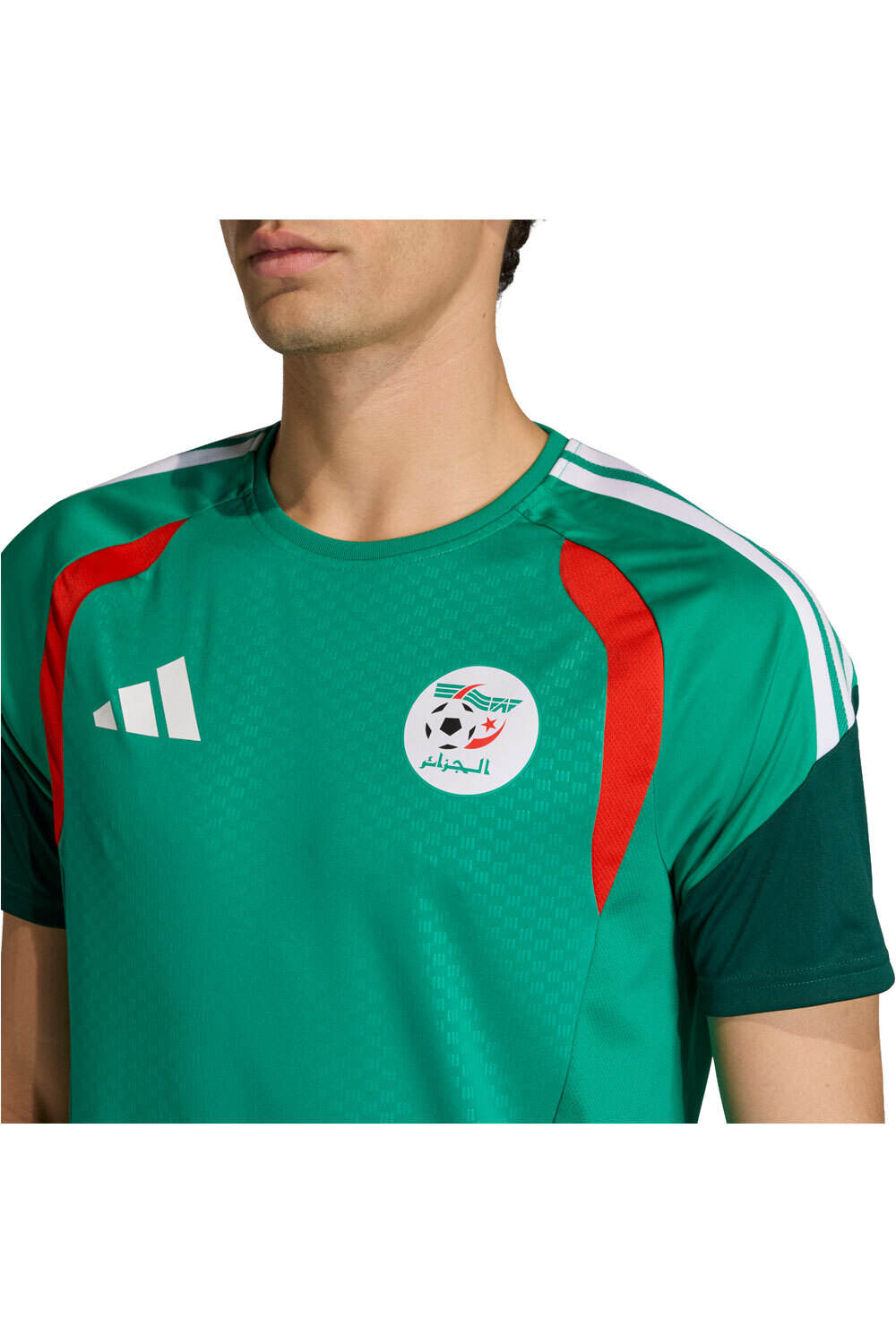 adidas camiseta de fútbol oficiales DE ENTRENAMIENTO ARGELIA 26 vista detalle