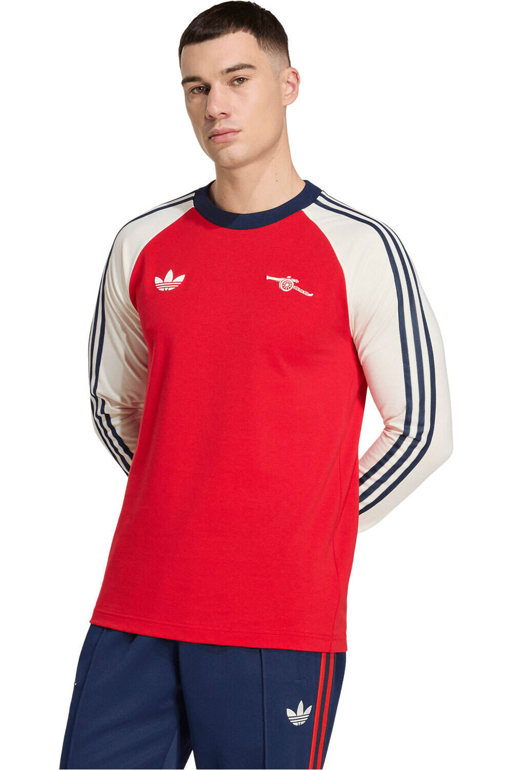 adidas camiseta de fútbol oficiales DE MANGA LARGA ARSENAL FC OG vista frontal