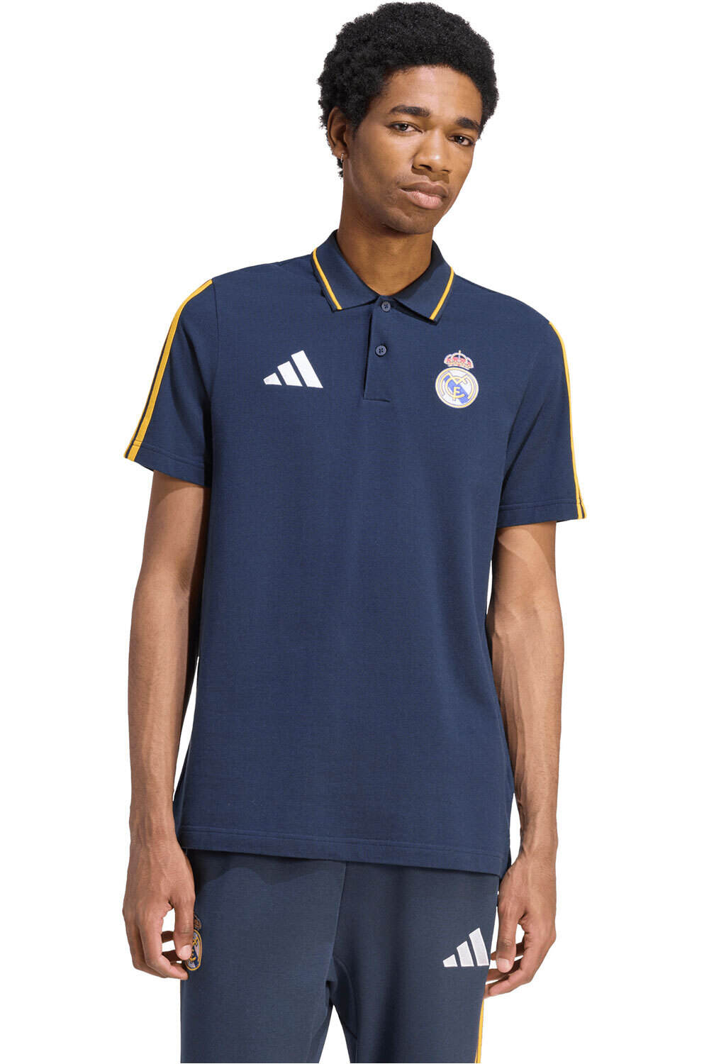 adidas camiseta de fútbol oficiales DNA REAL MADRID vista frontal