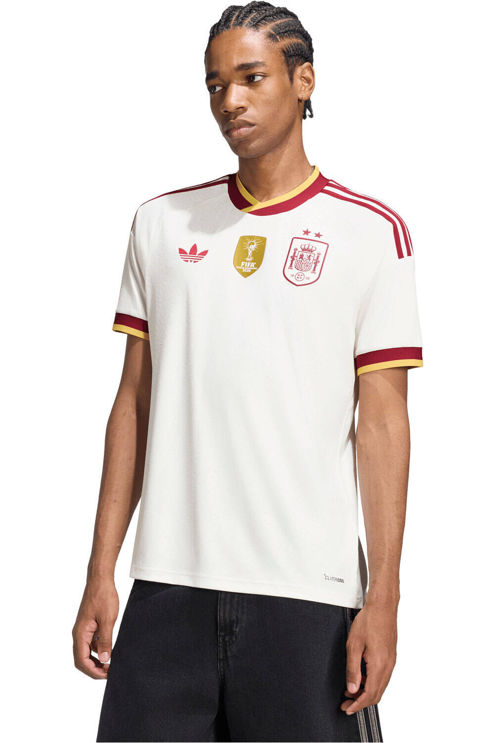 adidas camiseta de fútbol oficiales ESPAA 26 A JSY 2S vista frontal