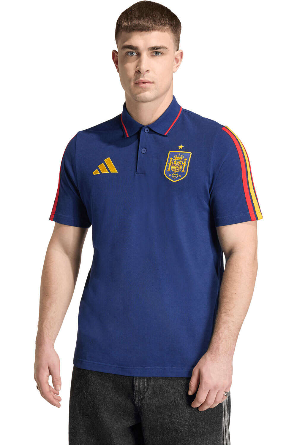 adidas camiseta de fútbol oficiales ESPAA 26 DNA TEE MN vista frontal
