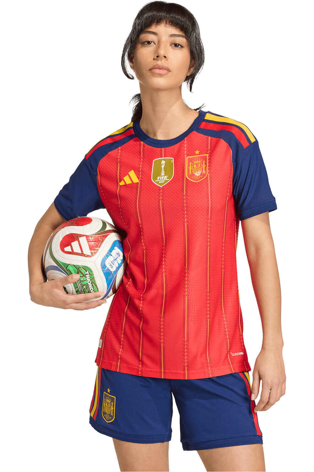 adidas camiseta de fútbol oficiales ESPAA 26 H JSY AU W vista frontal