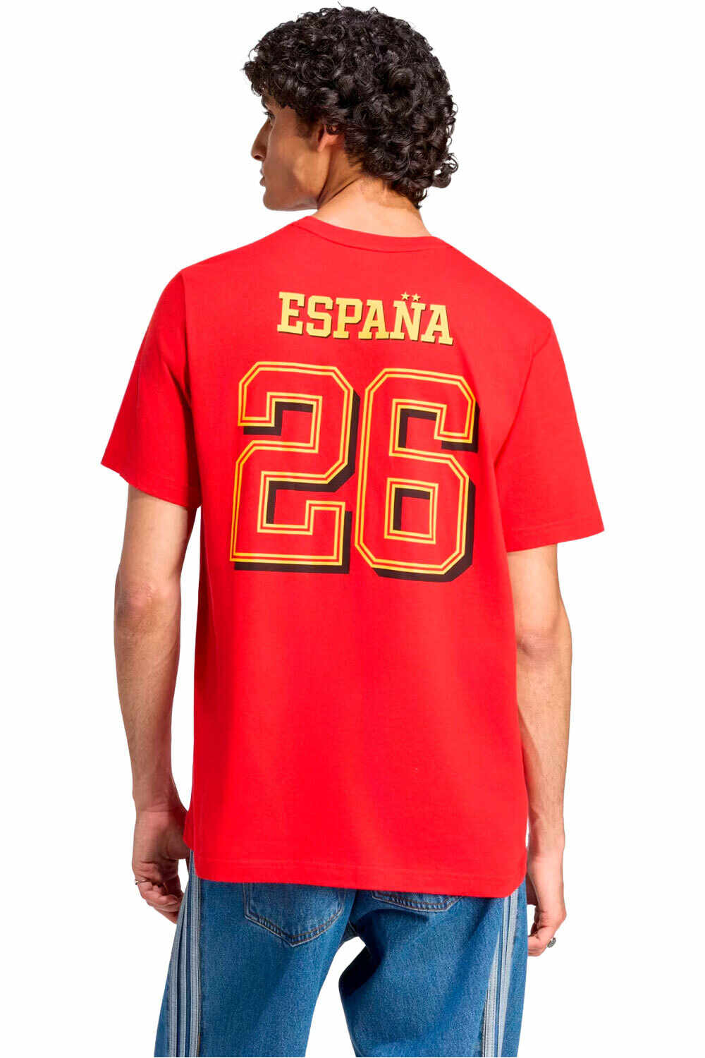 adidas camiseta de fútbol oficiales ESPAA 26 H WIN26 T M vista trasera