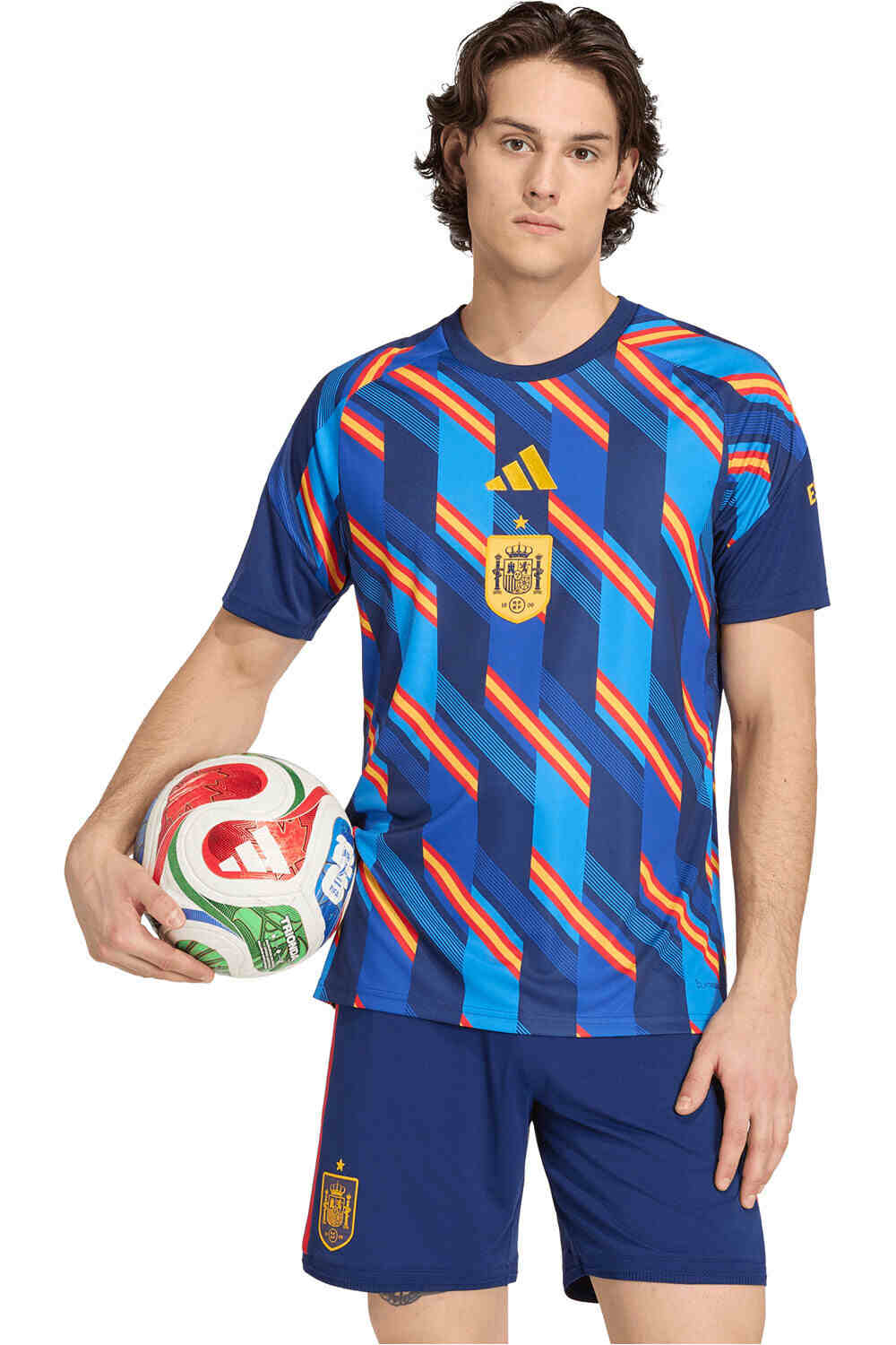 adidas camiseta de fútbol oficiales ESPAA 26 PREMATCH vista frontal