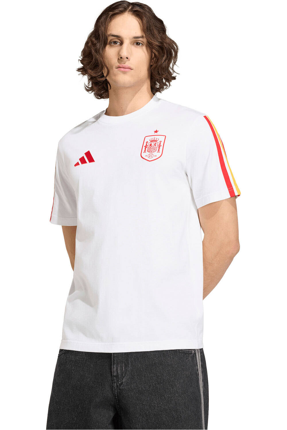 adidas camiseta de fútbol oficiales ESPAA DNA vista frontal