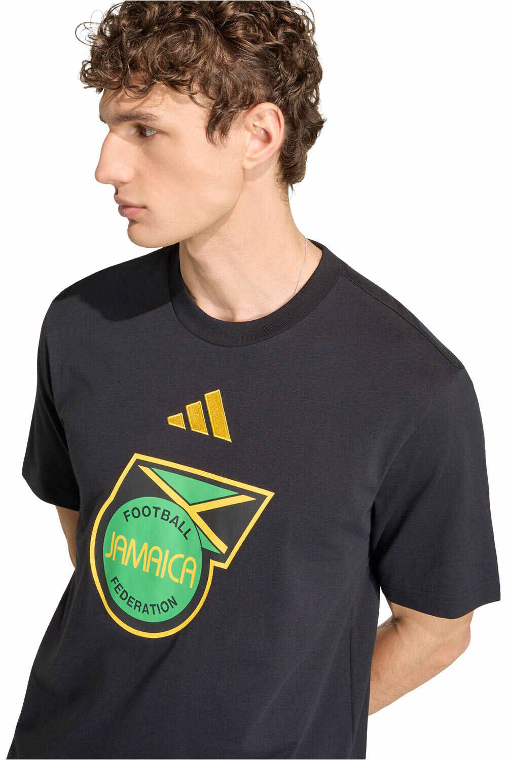 adidas camiseta de fútbol oficiales ESTAMPADA JAMAICA DNA vista detalle