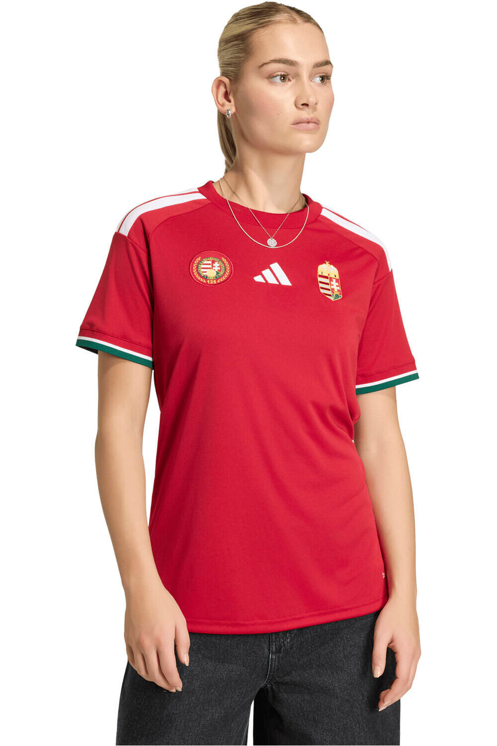 adidas camiseta de fútbol oficiales HUNGRIA 26 H JSY W vista frontal