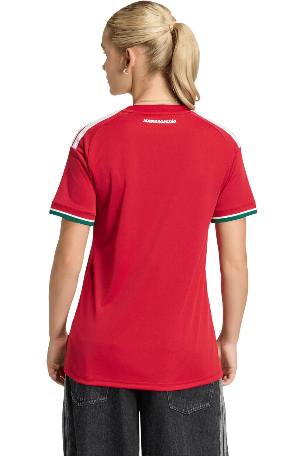 adidas camiseta de fútbol oficiales HUNGRIA 26 H JSY W vista trasera