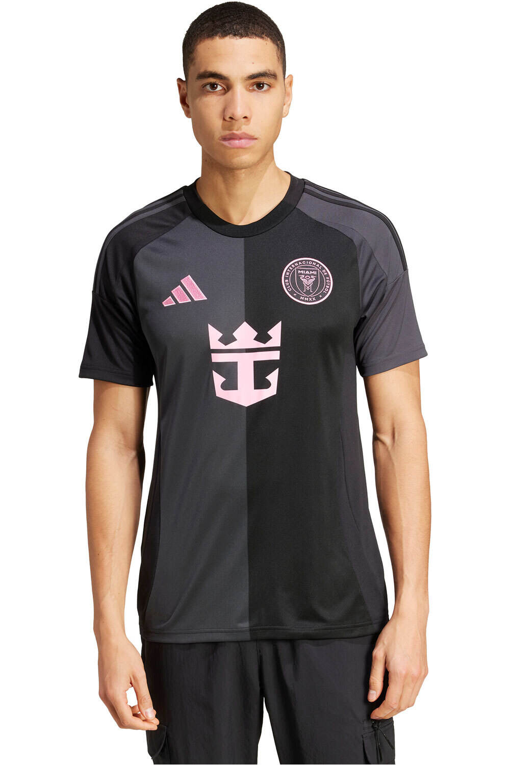 adidas camiseta de fútbol oficiales INTER MIAMI 25 A JSY vista frontal