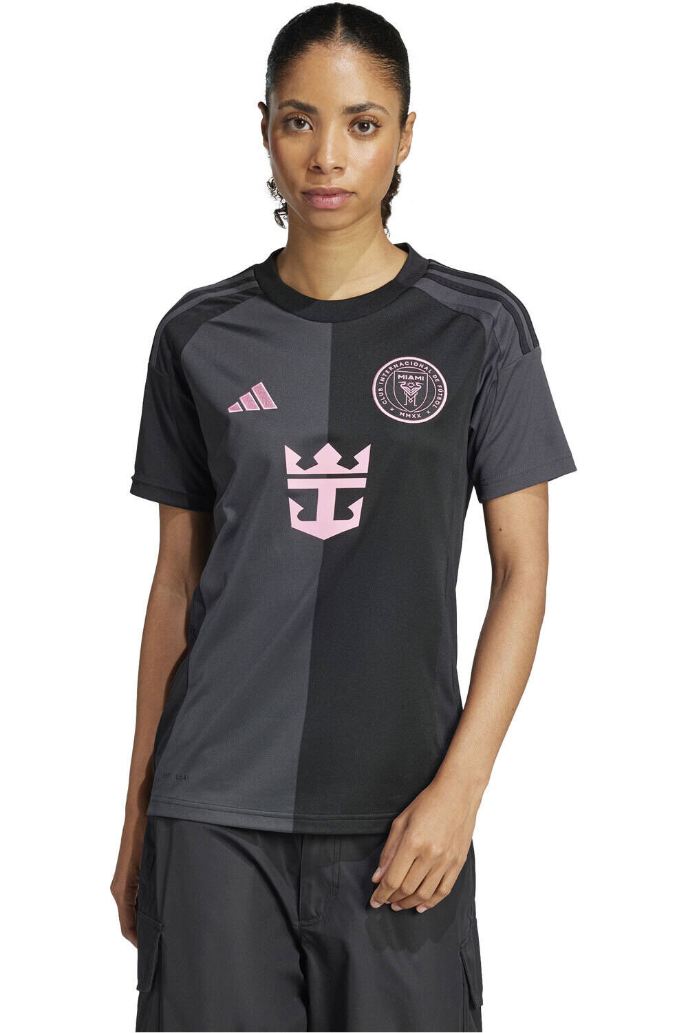 adidas camiseta de fútbol oficiales INTER MIAMI 25 A JSY W N vista frontal