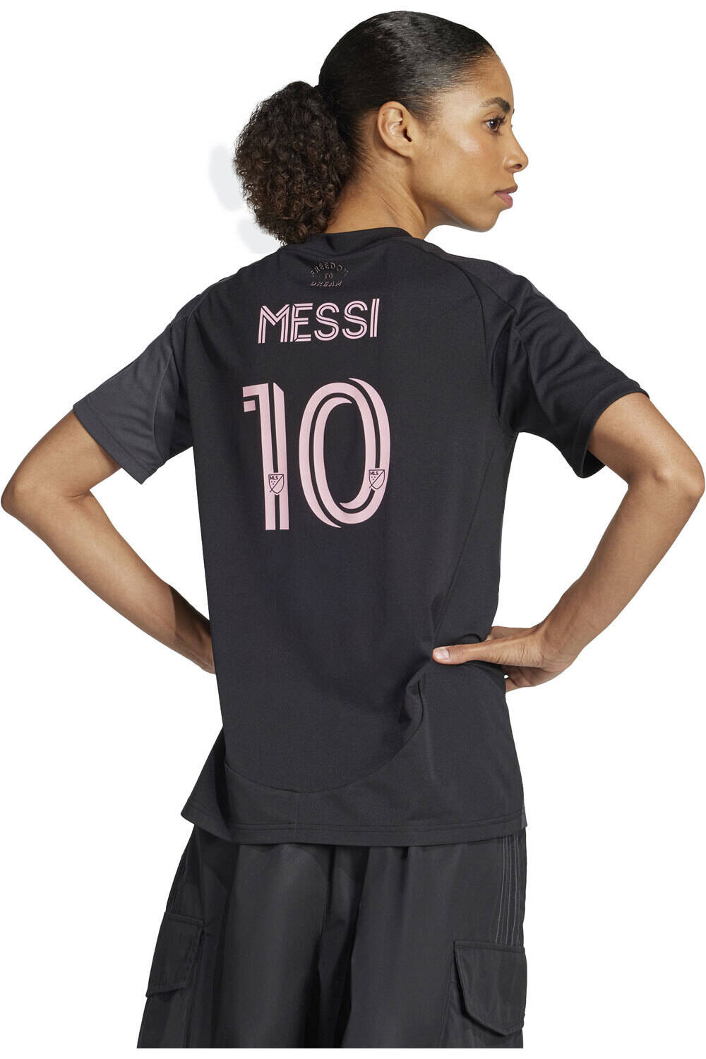 adidas camiseta de fútbol oficiales INTER MIAMI 25 A JSY W N vista trasera