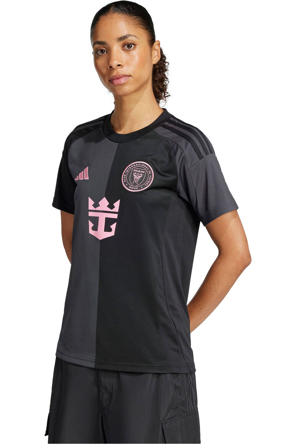 adidas camiseta de fútbol oficiales INTER MIAMI 25 A JSY W vista frontal