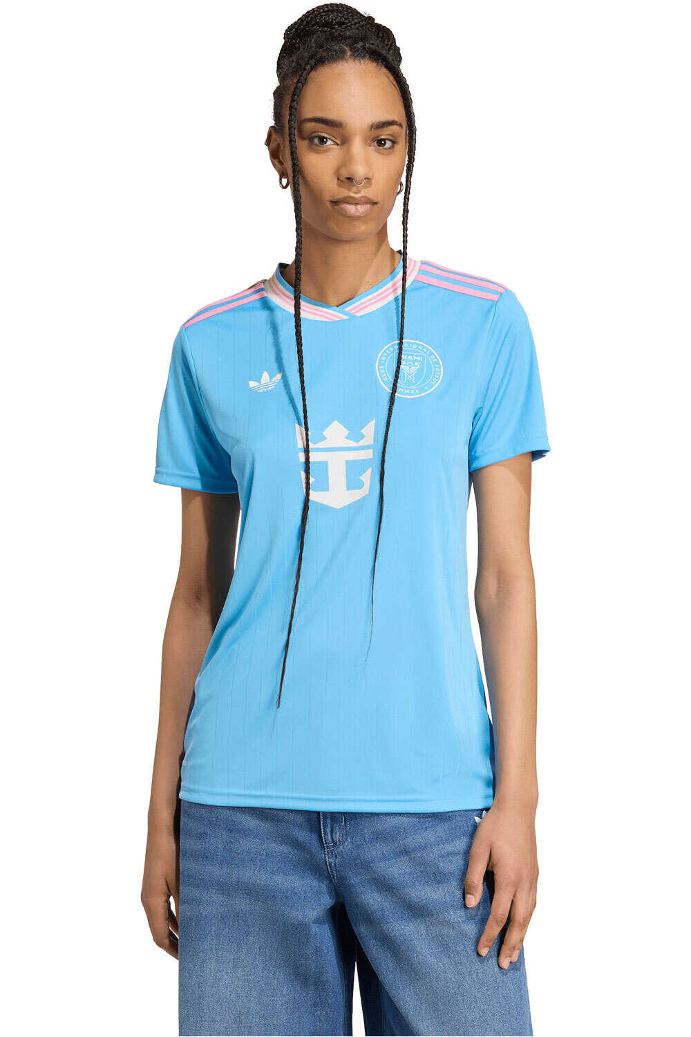 adidas camiseta de fútbol oficiales INTER MIAMI 26 3 JSY W N vista frontal