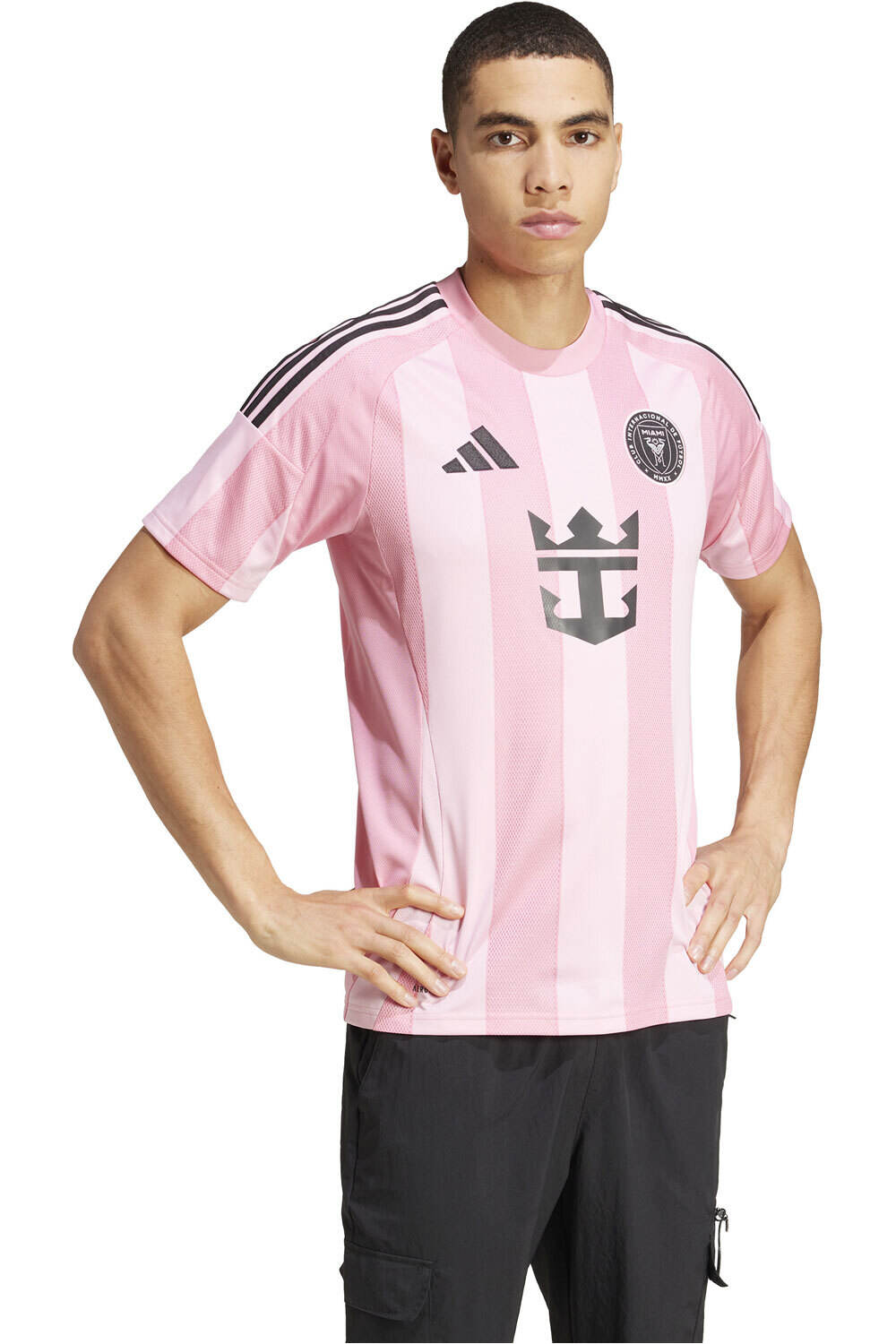 adidas camiseta de fútbol oficiales INTER MIAMI 26 H JSY MESSI vista frontal