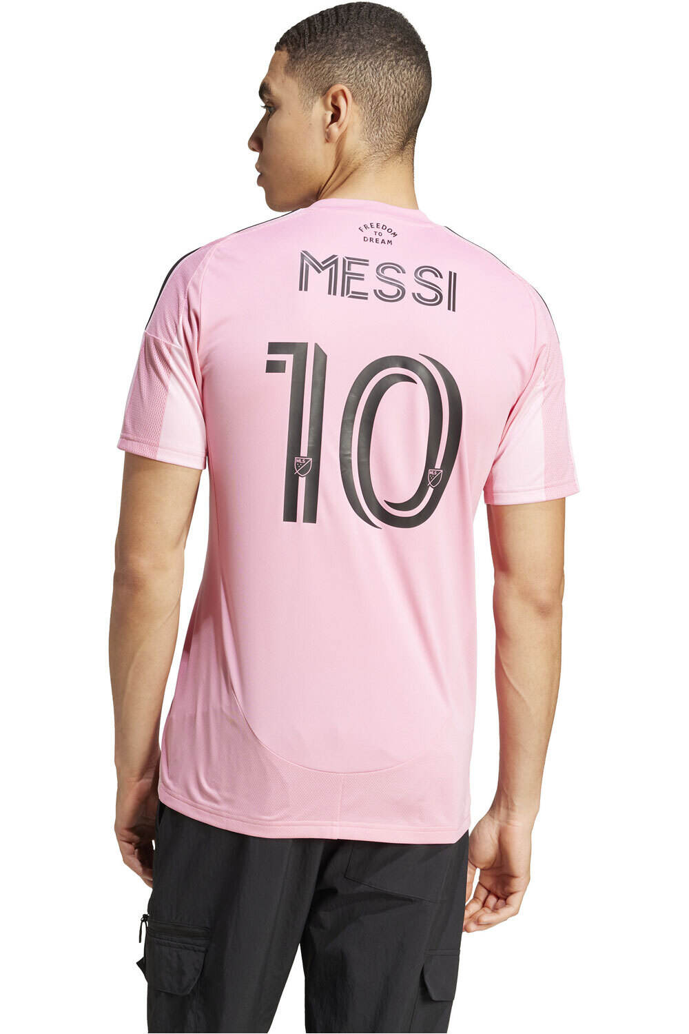adidas camiseta de fútbol oficiales INTER MIAMI 26 H JSY MESSI vista trasera