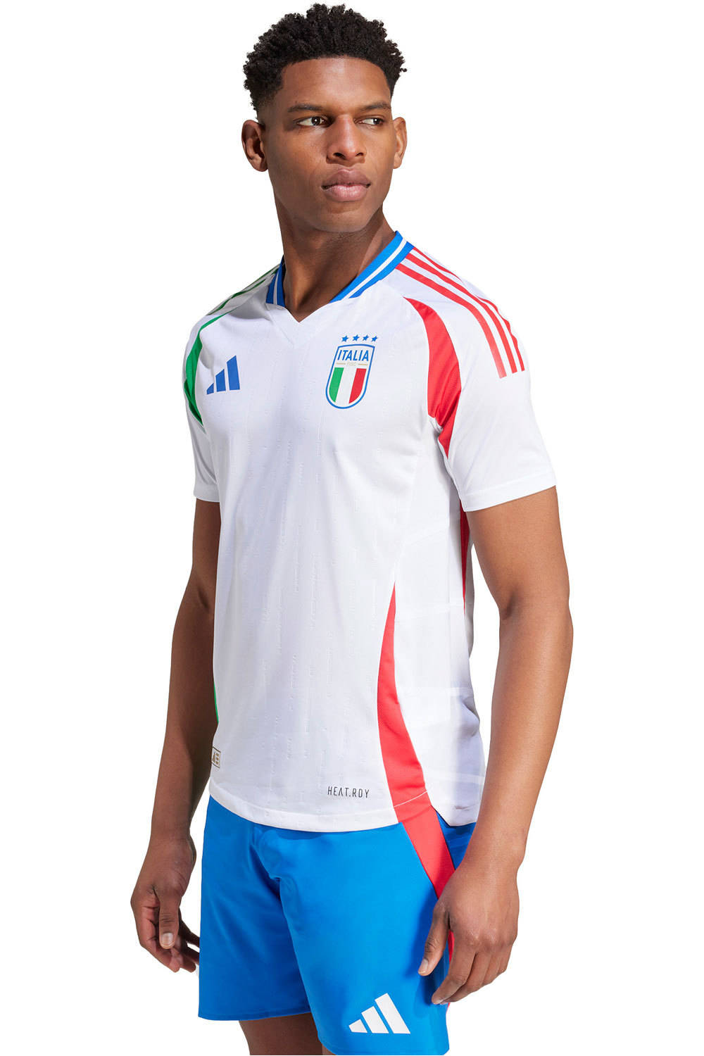 adidas camiseta de fútbol oficiales Italia 2024 Authentic away vista frontal