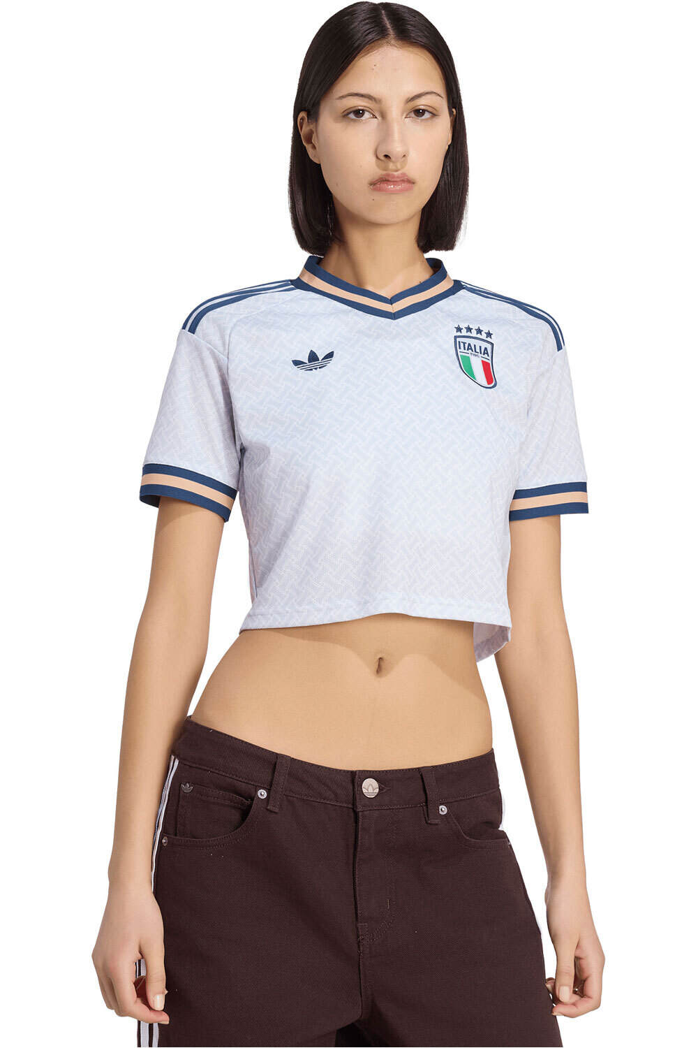 adidas camiseta de fútbol oficiales ITALIA 26 A JSY CROW vista frontal