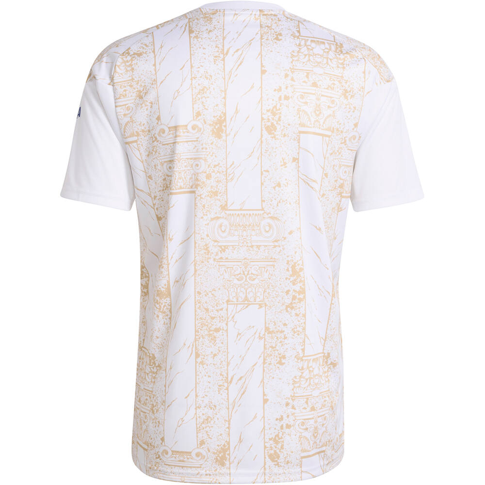 adidas camiseta de fútbol oficiales ITALIA 26 PREMATCH vista trasera