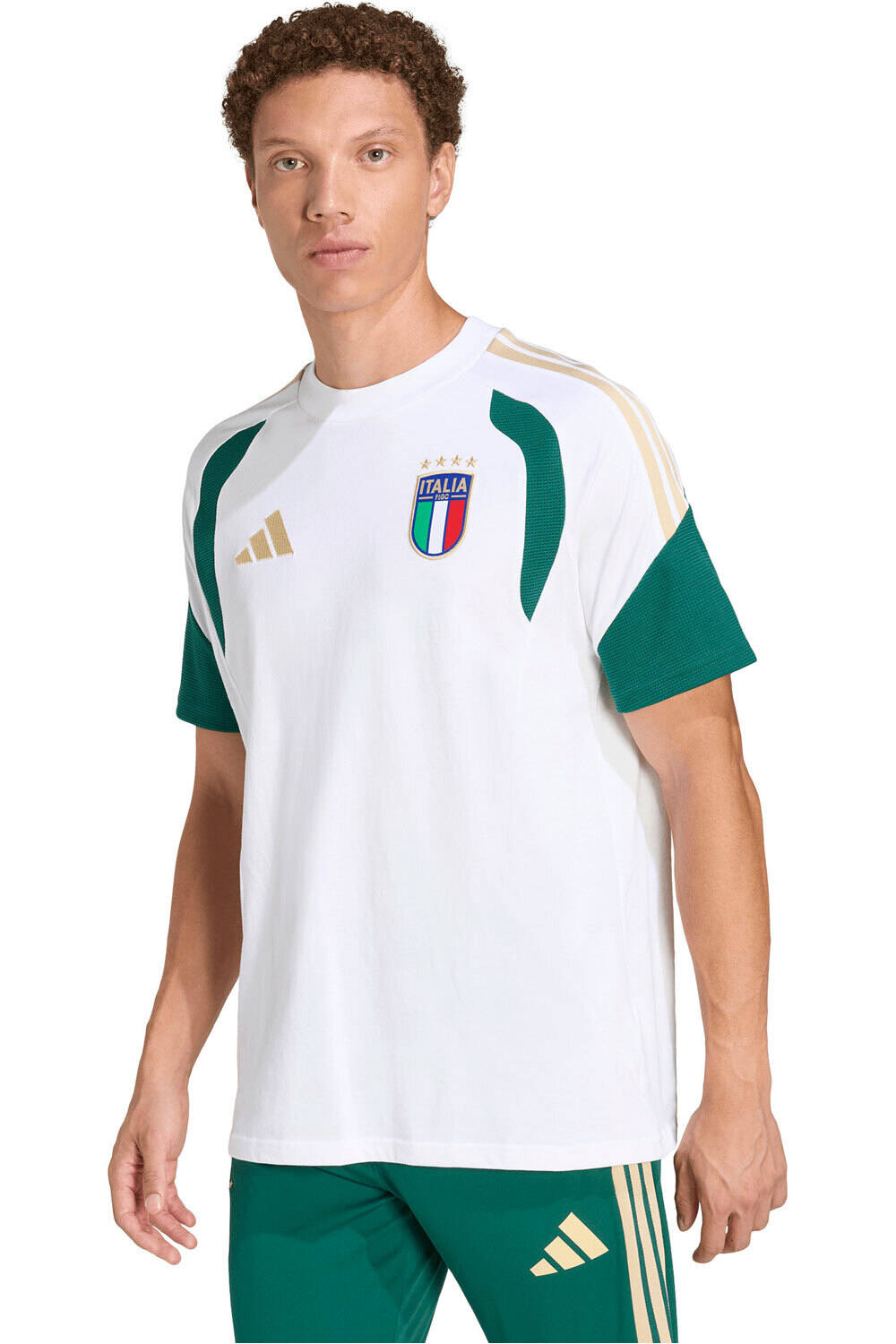 adidas camiseta de fútbol oficiales ITALIA 26 TIRO SWEAT vista frontal