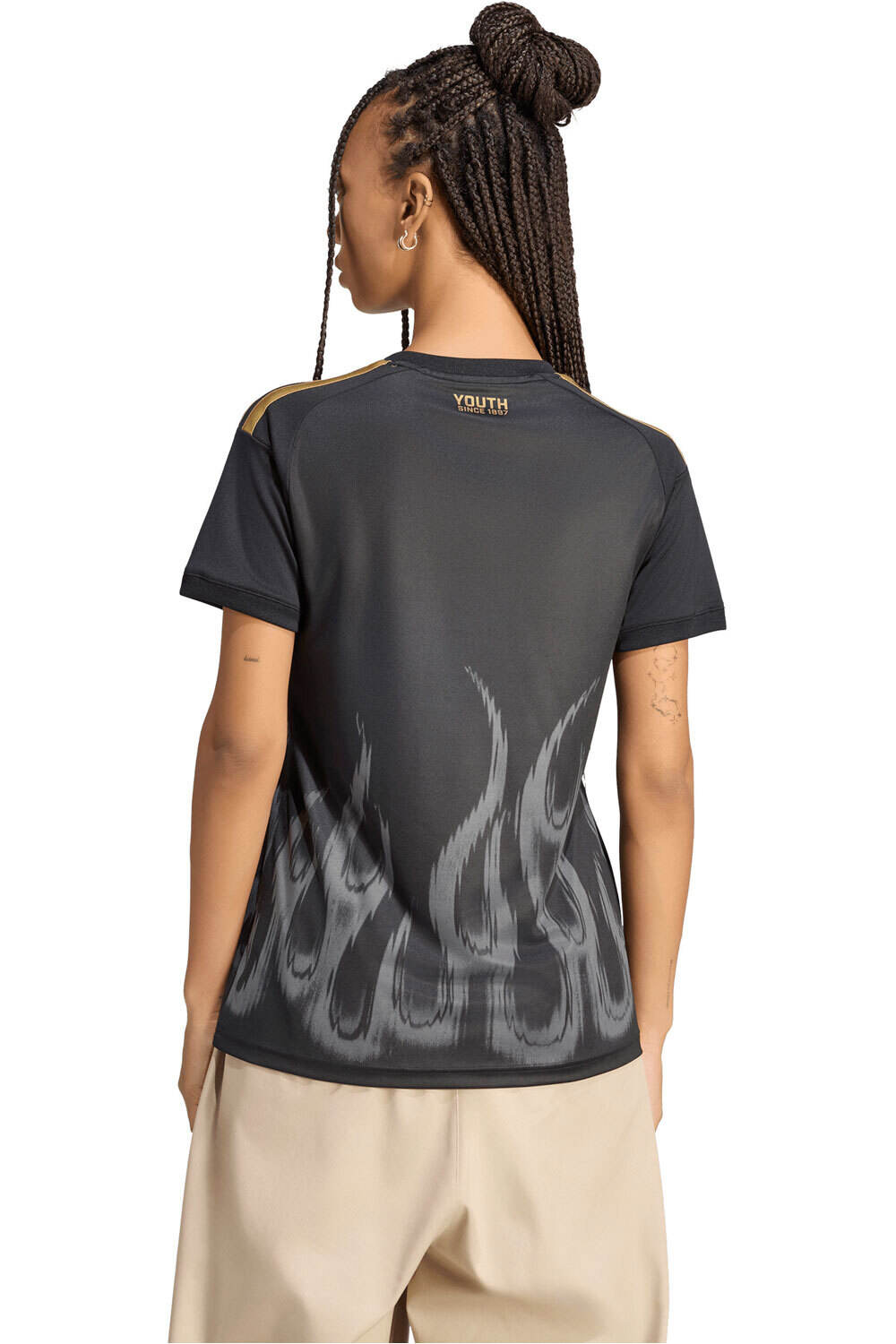 adidas camiseta de fútbol oficiales JUVE 3 JSY W vista trasera