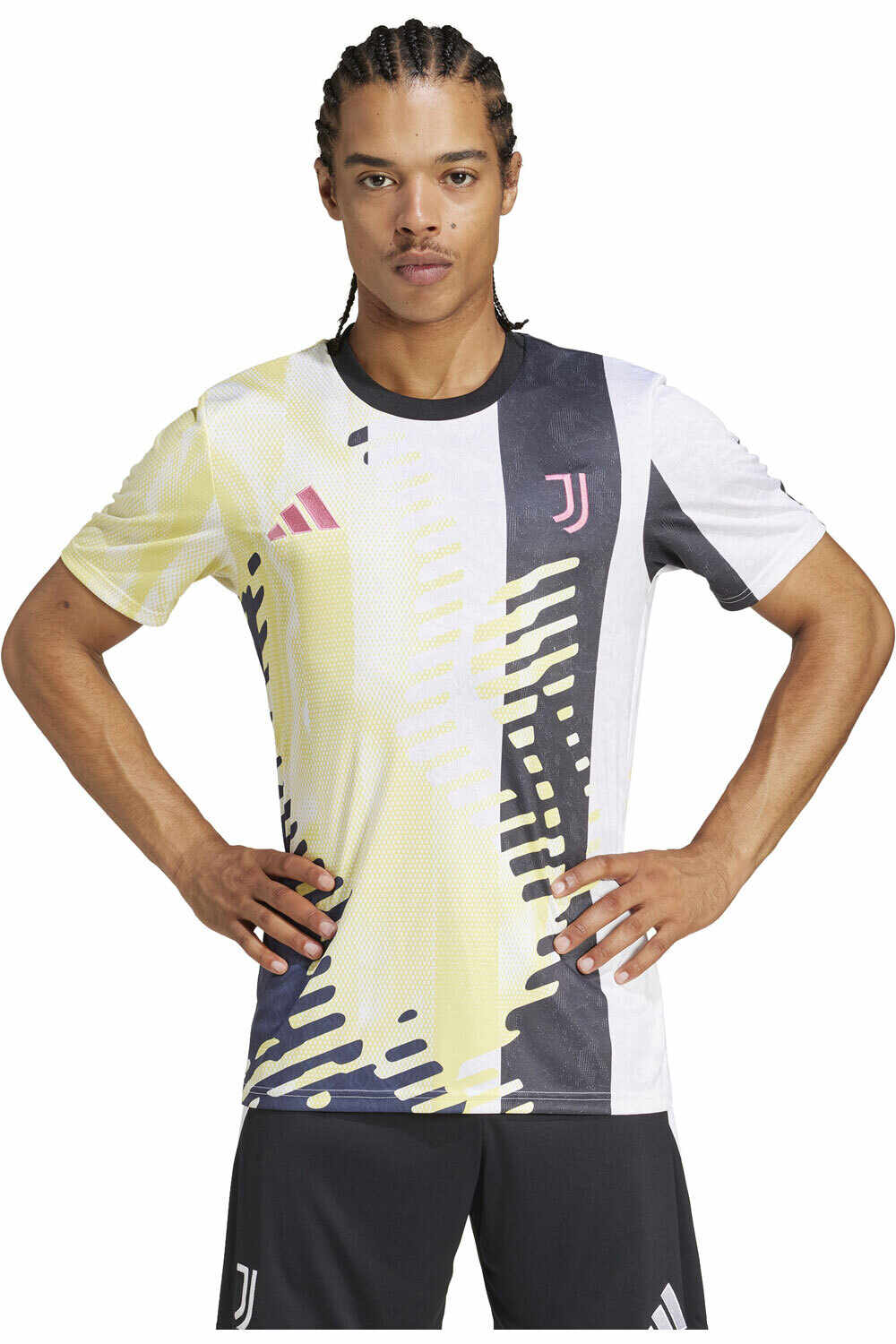 adidas camiseta de fútbol oficiales JUVENTUS 25 PRESHI vista frontal