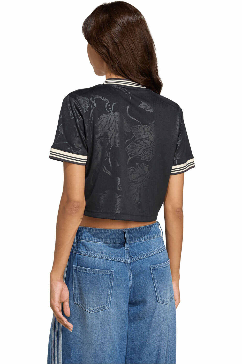 adidas camiseta de fútbol oficiales JUVENTUS 25/26 CROPPED vista trasera