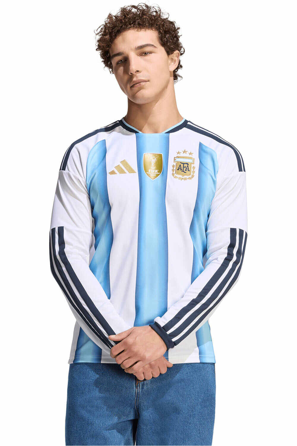 adidas camiseta de fútbol oficiales LA PRIMERA EQUIPACIN ARGENTINA 26 vista frontal